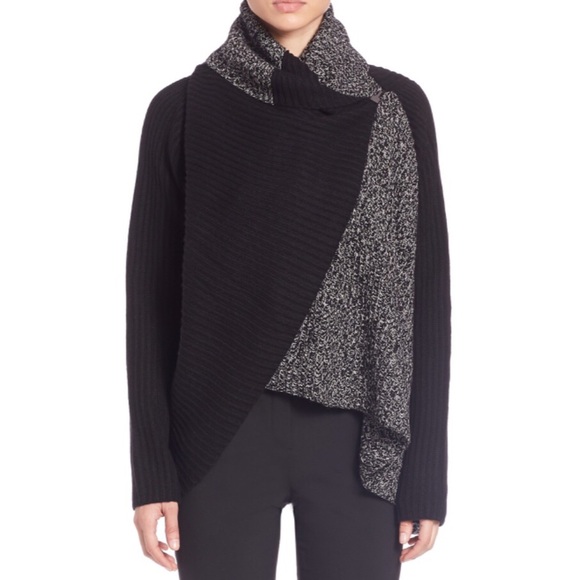 Elie Tahari Sweaters - Elie Tahari Nikki Asymmetrical Wrap Sweater! M